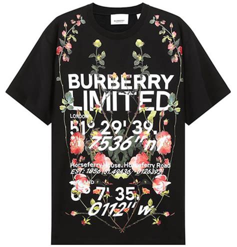 burberry montage t shirt|Burberry Montage Print Oversized T.